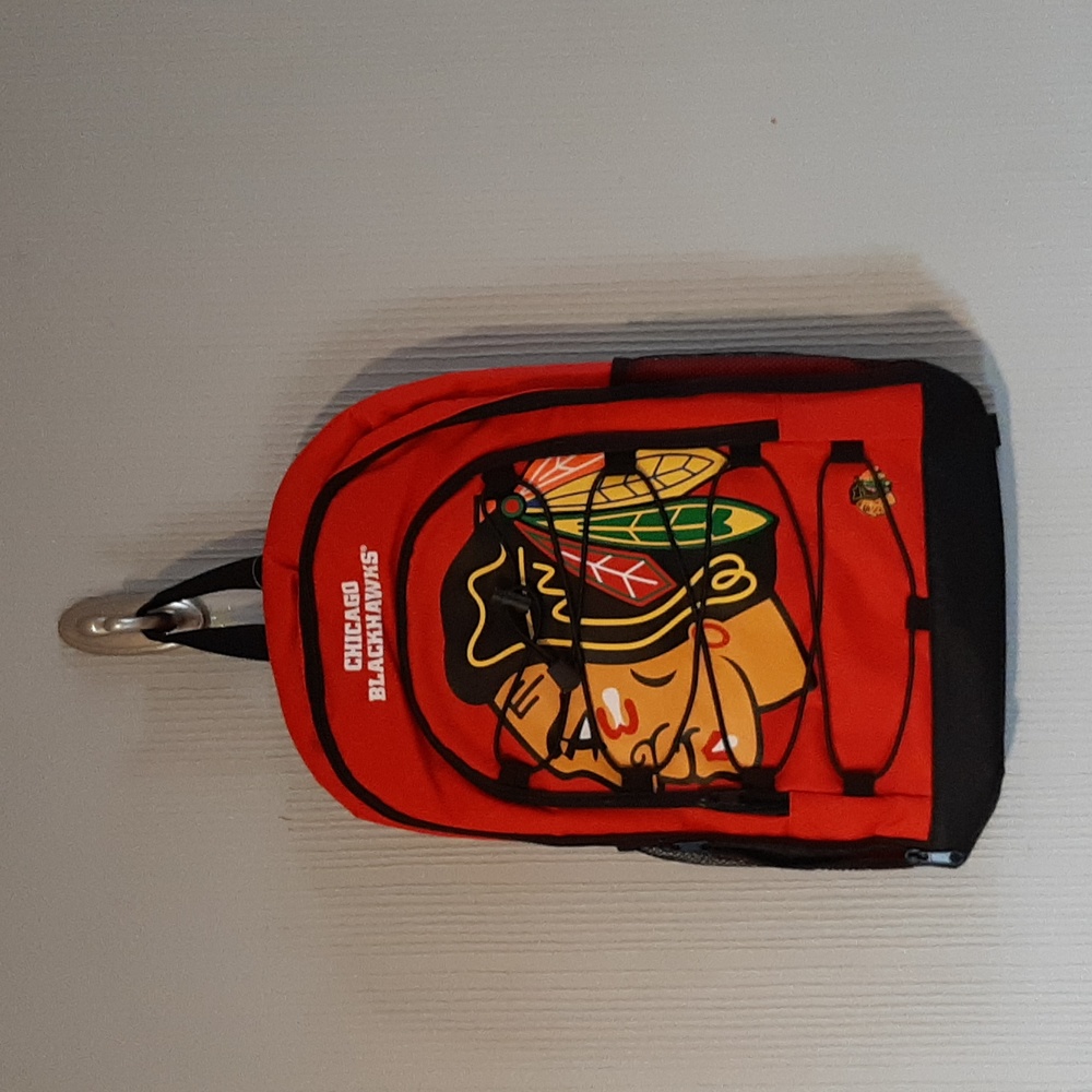 Chicago Blackhawks FOCO Big Logo Bungee Backpack